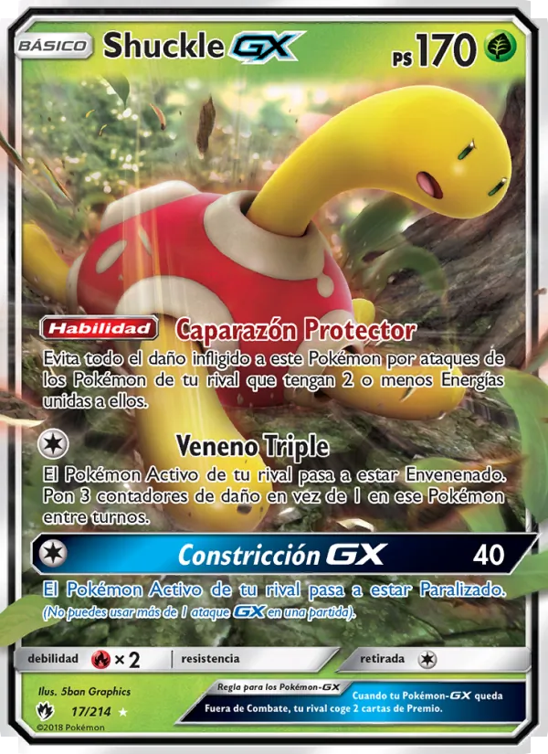 Shuckle GX – Truenos Perdidos 17