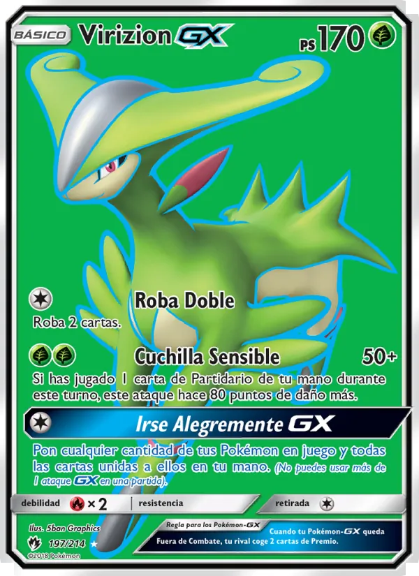 Virizion GX – Truenos Perdidos 197