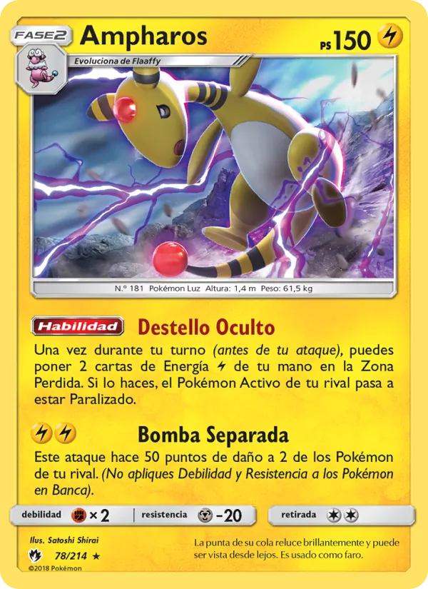 Ampharos – Truenos Perdidos 78