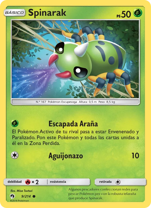 Spinarak – Truenos Perdidos 9