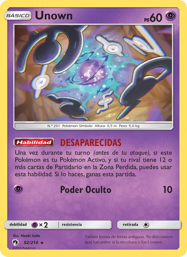 Unown – Truenos Perdidos 92