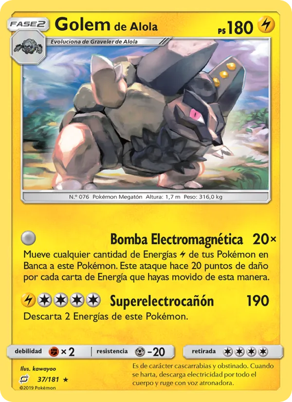 Golem de Alola – Union de Aliados 37