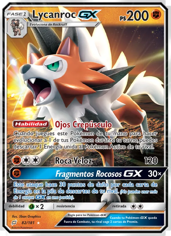 Lycanroc GX – Union de Aliados 82
