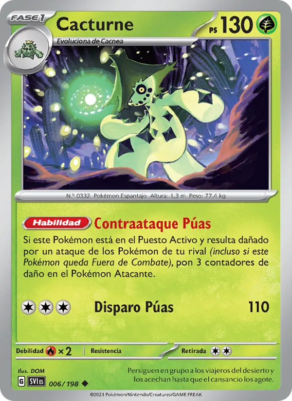 Cacturne – Escarlata y Púrpura 6