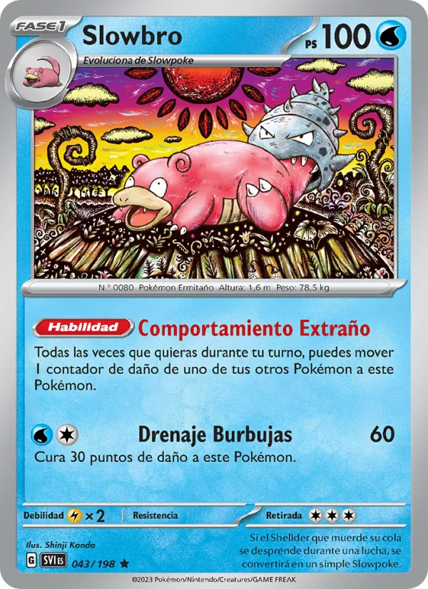 Slowbro – Escarlata y Púrpura 43