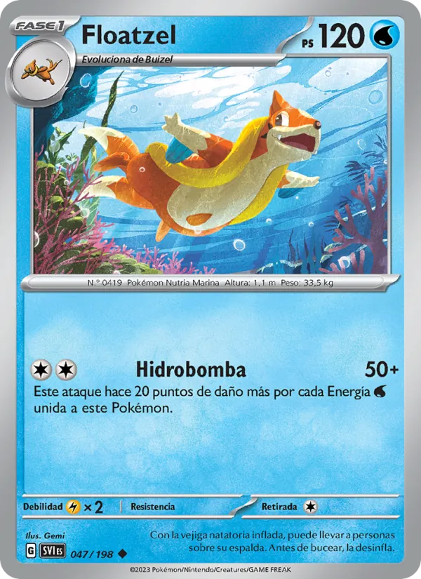 Floatzel – Escarlata y Púrpura 47