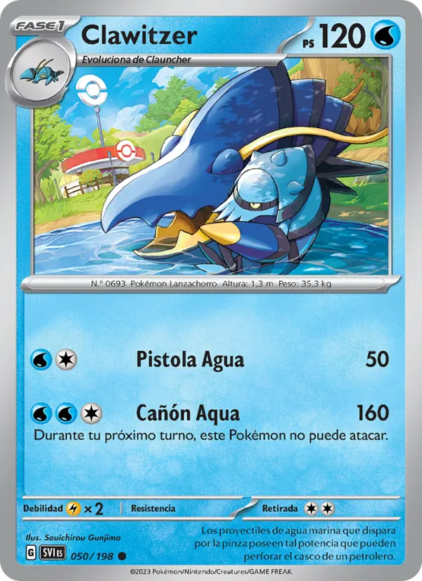 Clawitzer – Escarlata y Púrpura 50