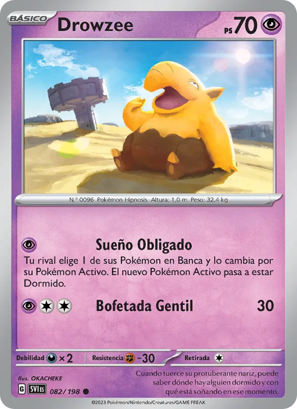 Drowzee – Escarlata y Púrpura 82