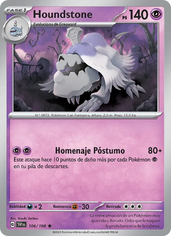 Houndstone – Escarlata y Púrpura 106