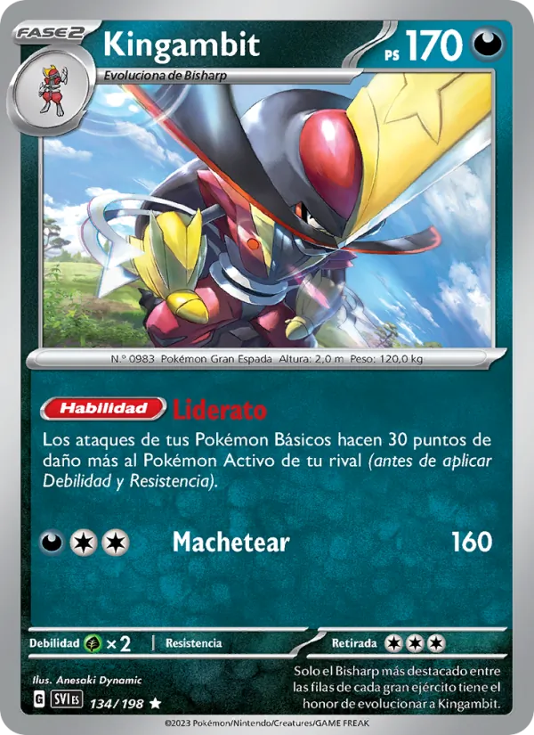 Kingambit – Escarlata y Púrpura 134