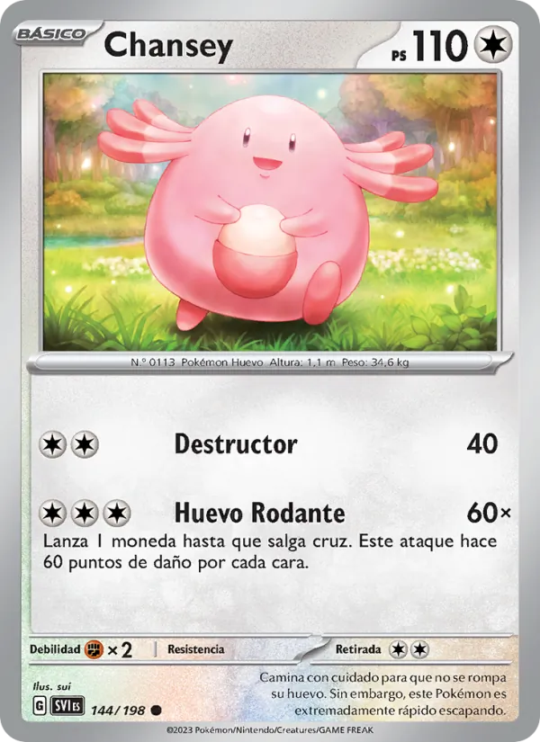 Chansey – Escarlata y Púrpura 144