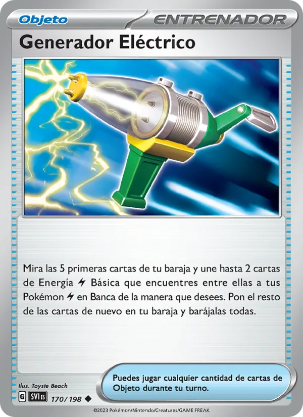 Generador Eléctrico – Escarlata y Púrpura 170