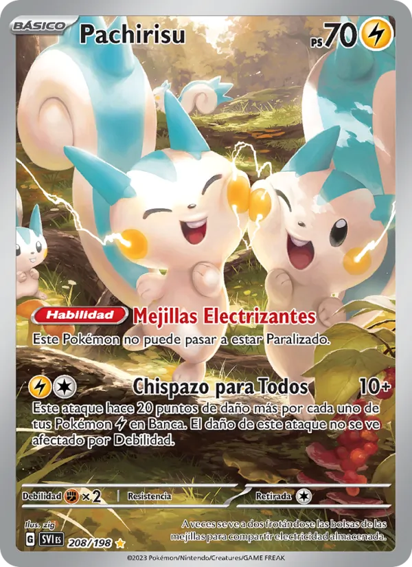Pachirisu – Escarlata y Púrpura 208