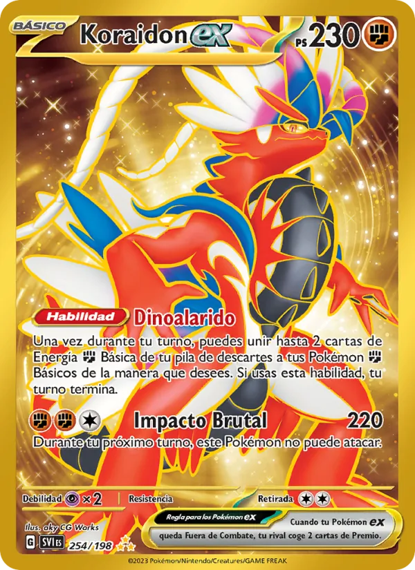Koraidon ex – Escarlata y Púrpura 254