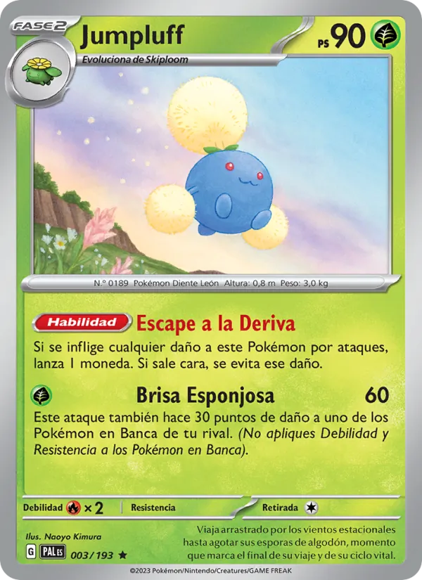 Jumpluff – Evoluciones en Paldea 3