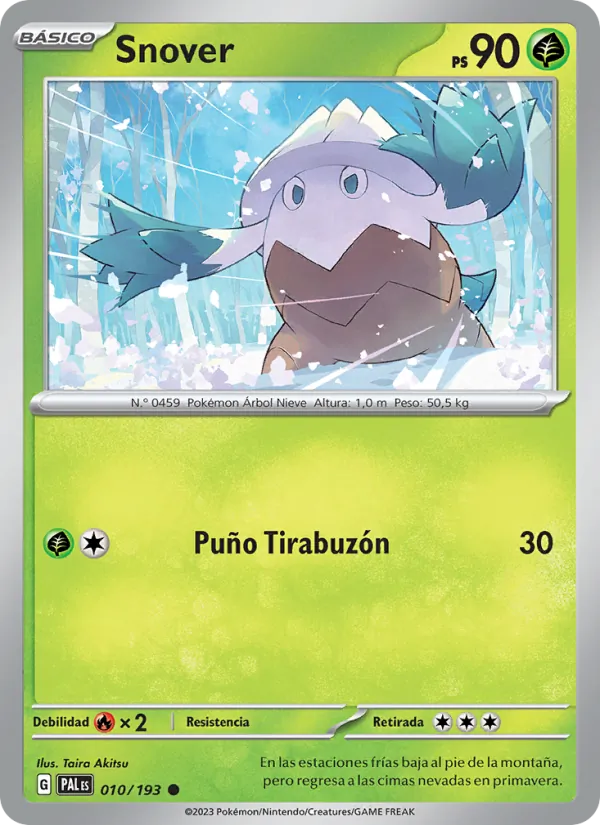 Snover – Evoluciones en Paldea 10