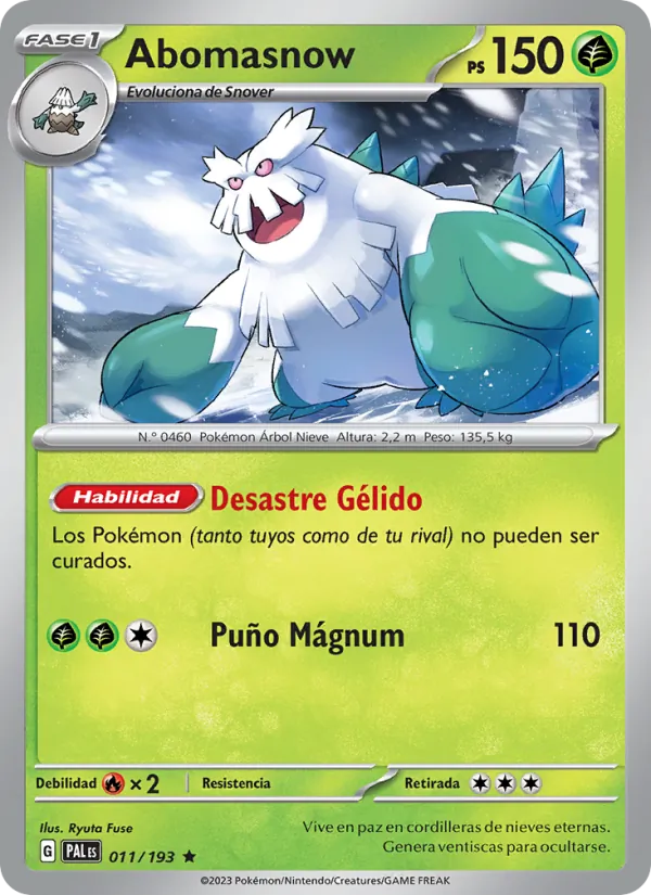 Abomasnow – Evoluciones en Paldea 11