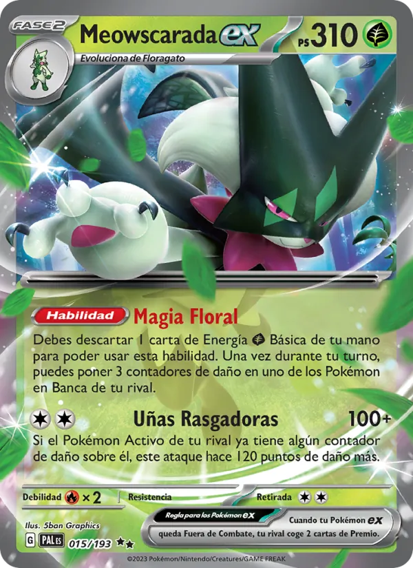 Meowscarada ex – Evoluciones en Paldea 15