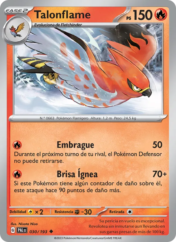 Talonflame – Evoluciones en Paldea 30