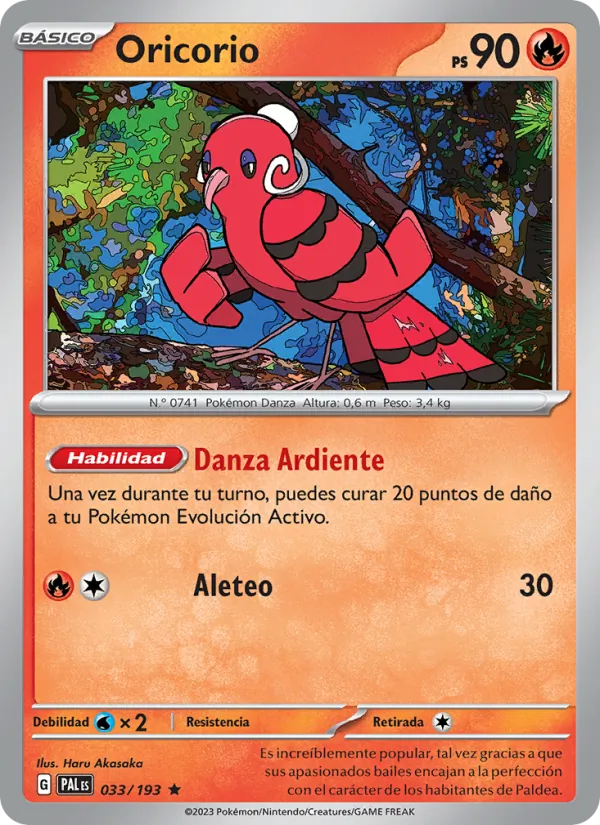 Oricorio – Evoluciones en Paldea 33