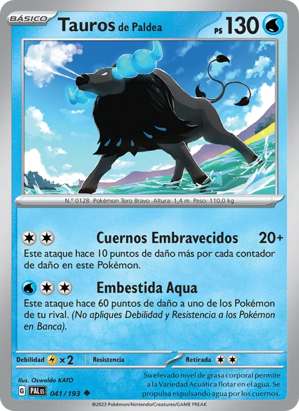 Tauros de Paldea – Evoluciones en Paldea 41