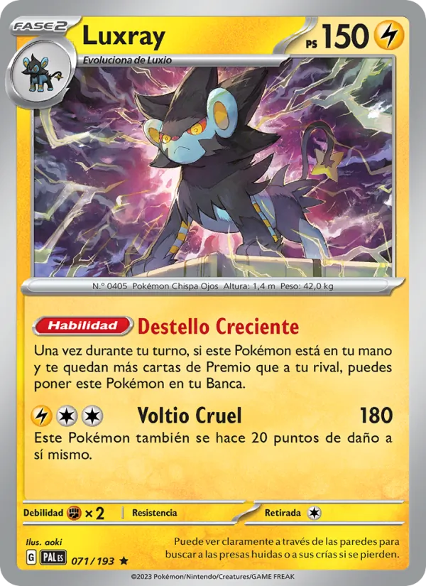 Luxray – Evoluciones en Paldea 71