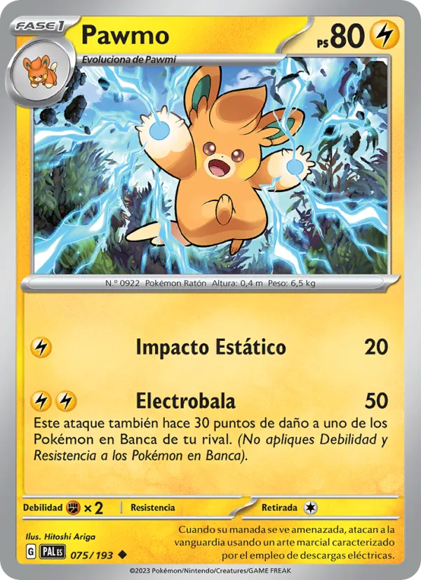Pawmo – Evoluciones en Paldea 75