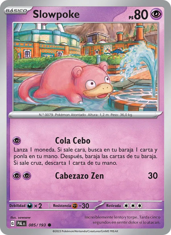 Slowpoke – Evoluciones en Paldea 85