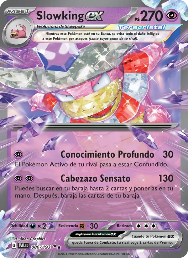 Slowking ex – Evoluciones en Paldea 86