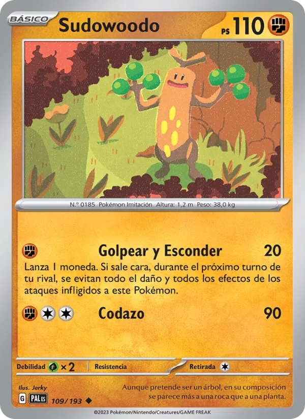 Sudowoodo – Evoluciones en Paldea 109