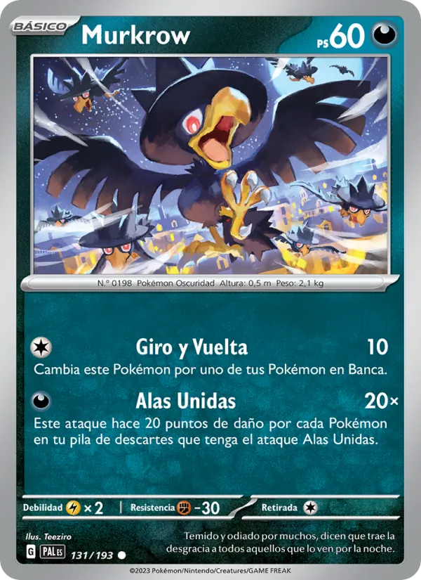 Murkrow – Evoluciones en Paldea 131