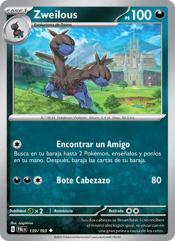 Zweilous – Evoluciones en Paldea 139