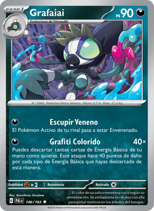 Grafaiai – Evoluciones en Paldea 146