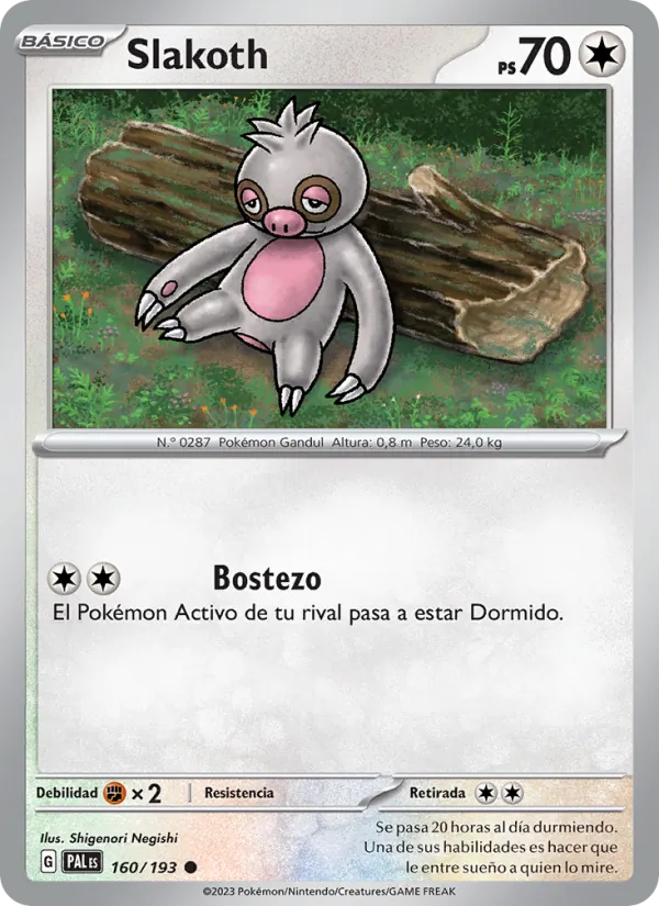 Slakoth – Evoluciones en Paldea 160