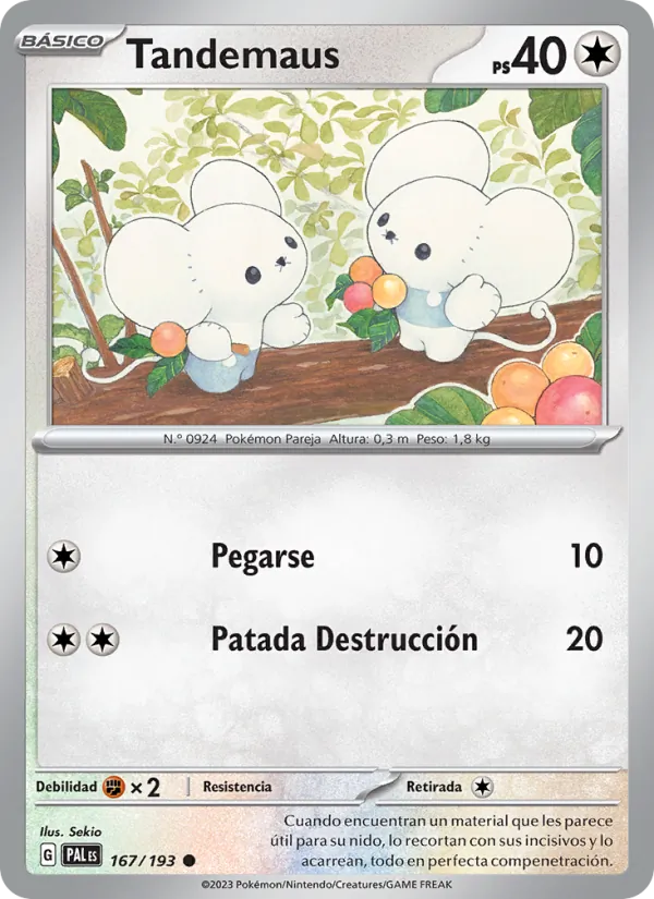 Tandemaus – Evoluciones en Paldea 167