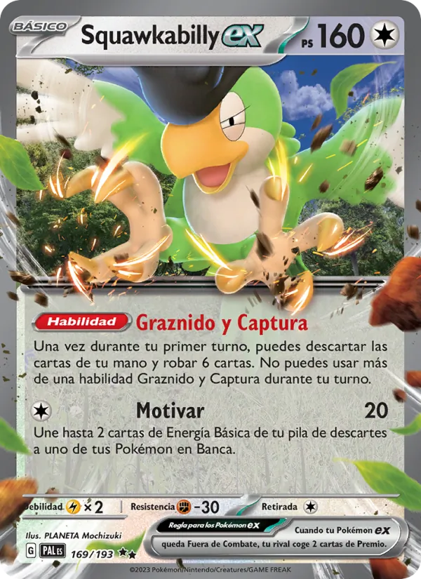 Squawkabilly ex – Evoluciones en Paldea 169