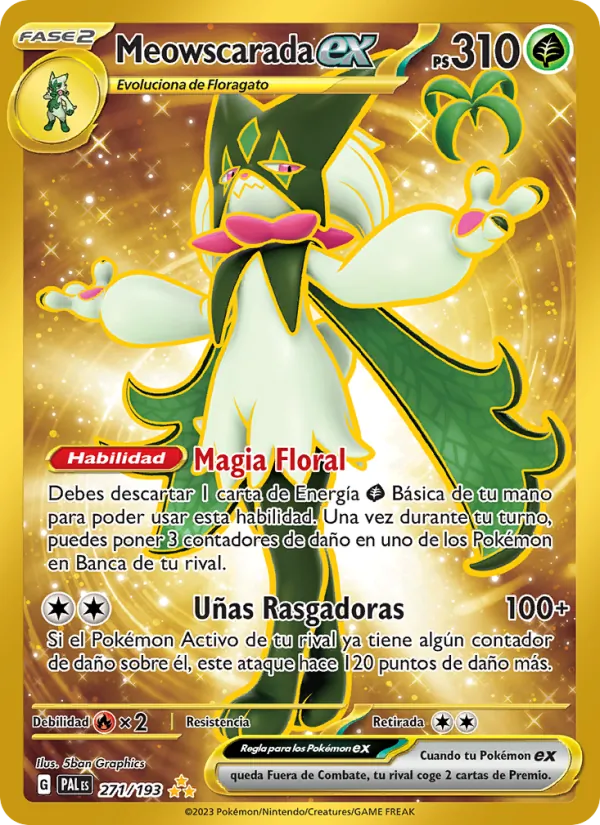 Meowscarada ex – Evoluciones en Paldea 271