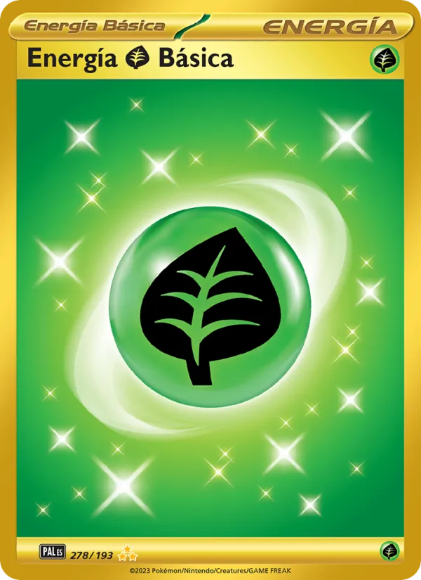 Energía Grass Básica – Evoluciones en Paldea 278