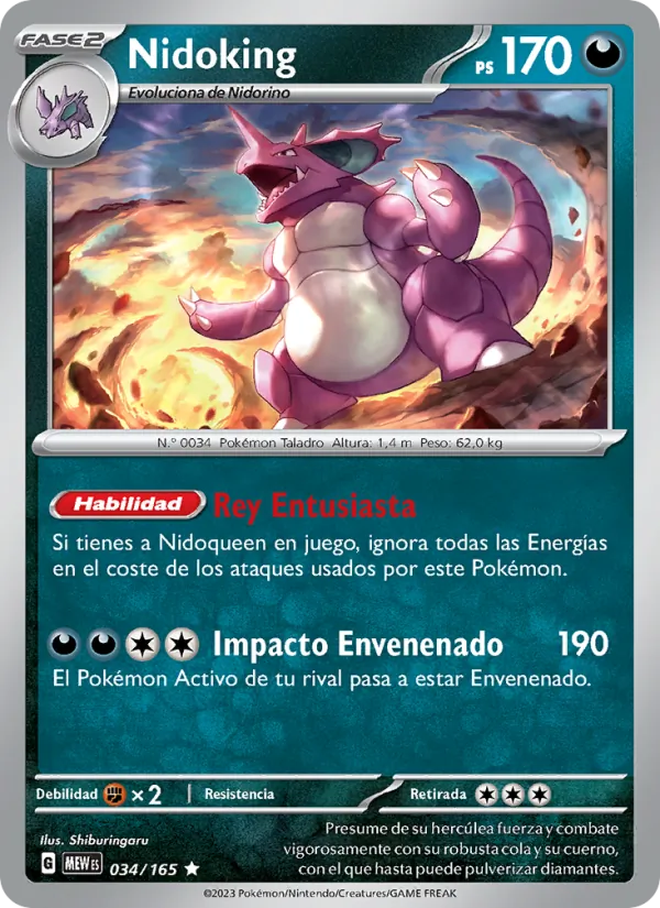 Nidoking – 151 34