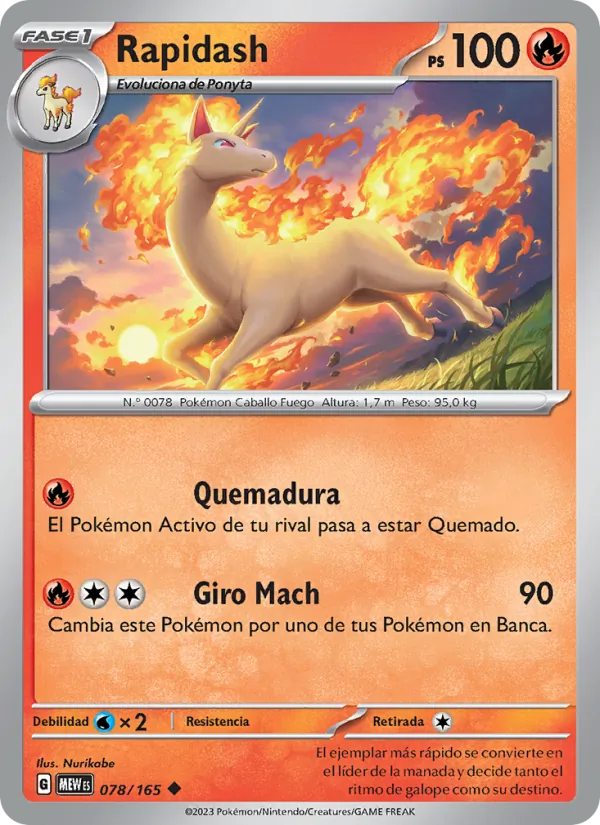 Rapidash – 151 78