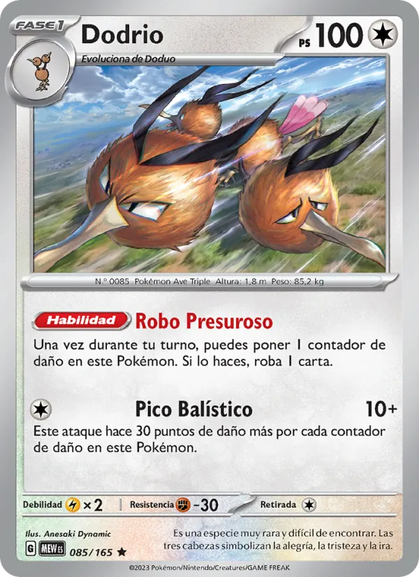 Dodrio – 151 85