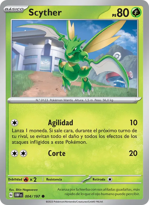 Scyther – Llamas Obsidianas 4