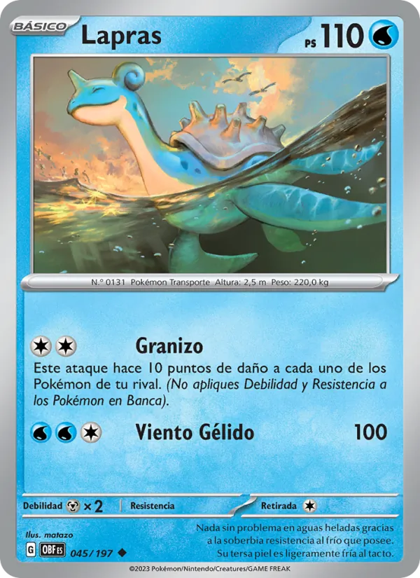 Lapras – Llamas Obsidianas 45