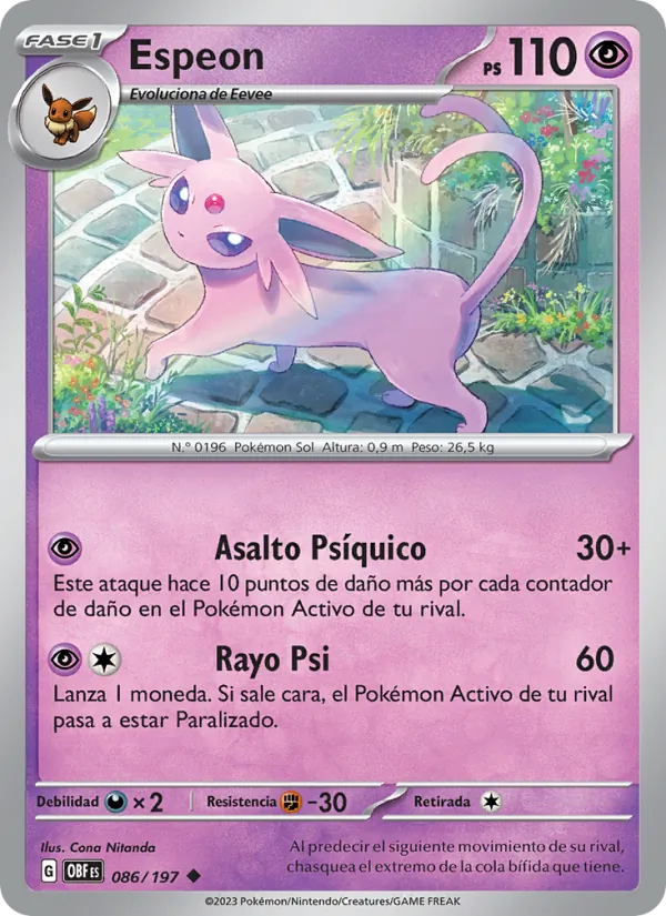 Espeon – Llamas Obsidianas 86