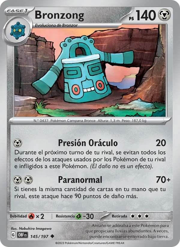 Bronzong – Llamas Obsidianas 145