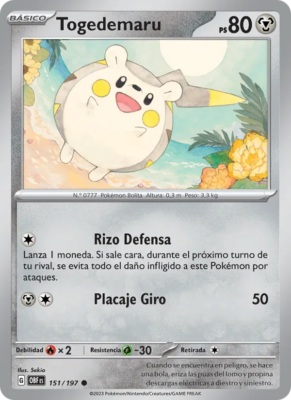 Togedemaru – Llamas Obsidianas 151