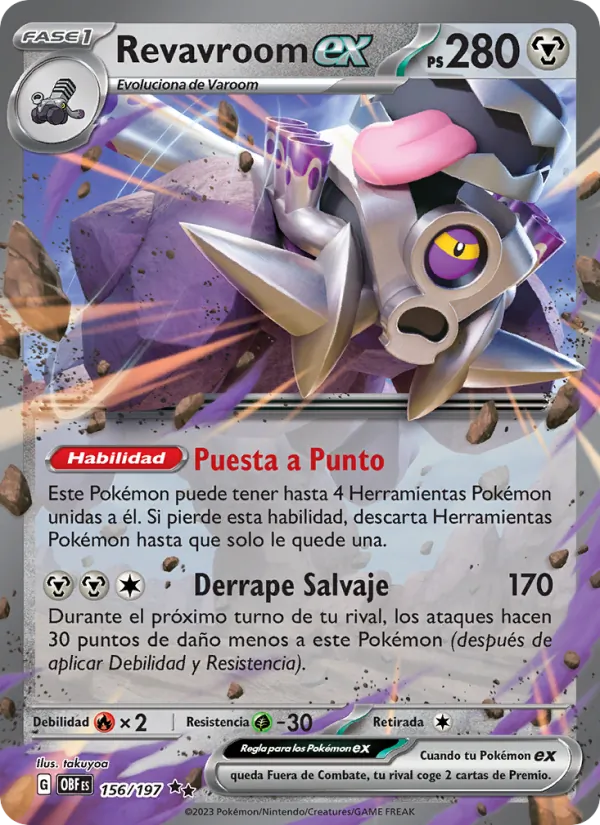 Revavroom ex – Llamas Obsidianas 156