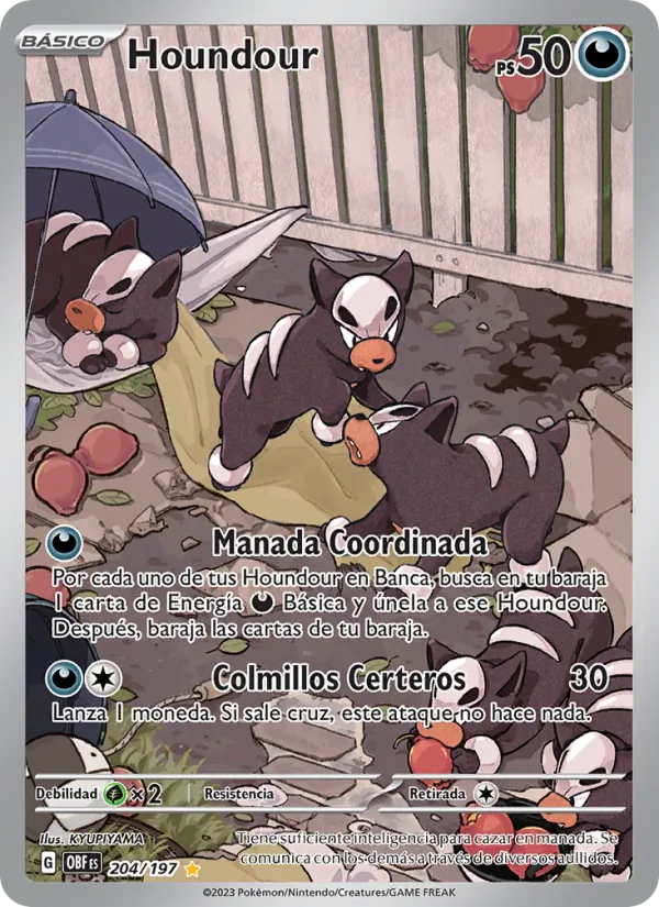 Houndour – Llamas Obsidianas 204
