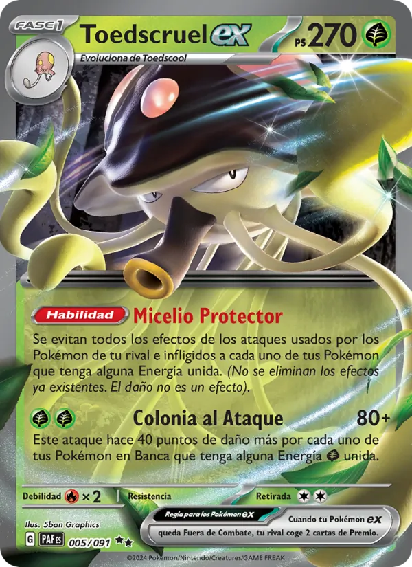 Toedscruel ex – Destinos de Paldea 5