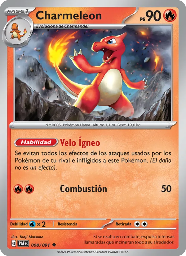 Charmeleon – Destinos de Paldea 8